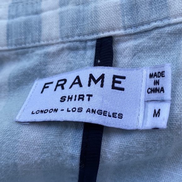 Frame 100% cotton lightweight blazer with great pockets and thin shoulder pads - Picture 9 of 16